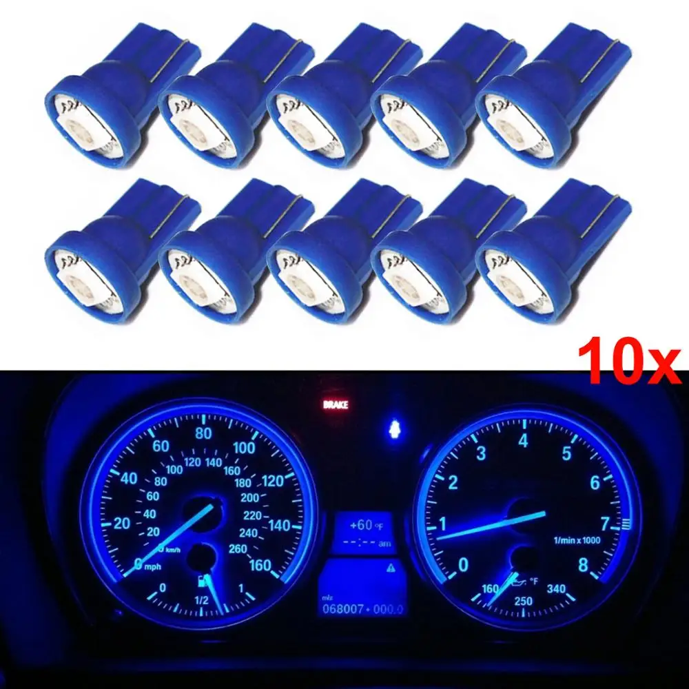 10 шт. T10 Клин 5050 SMD Автомобильный датчик светодиода индикаторы кластера 147 152