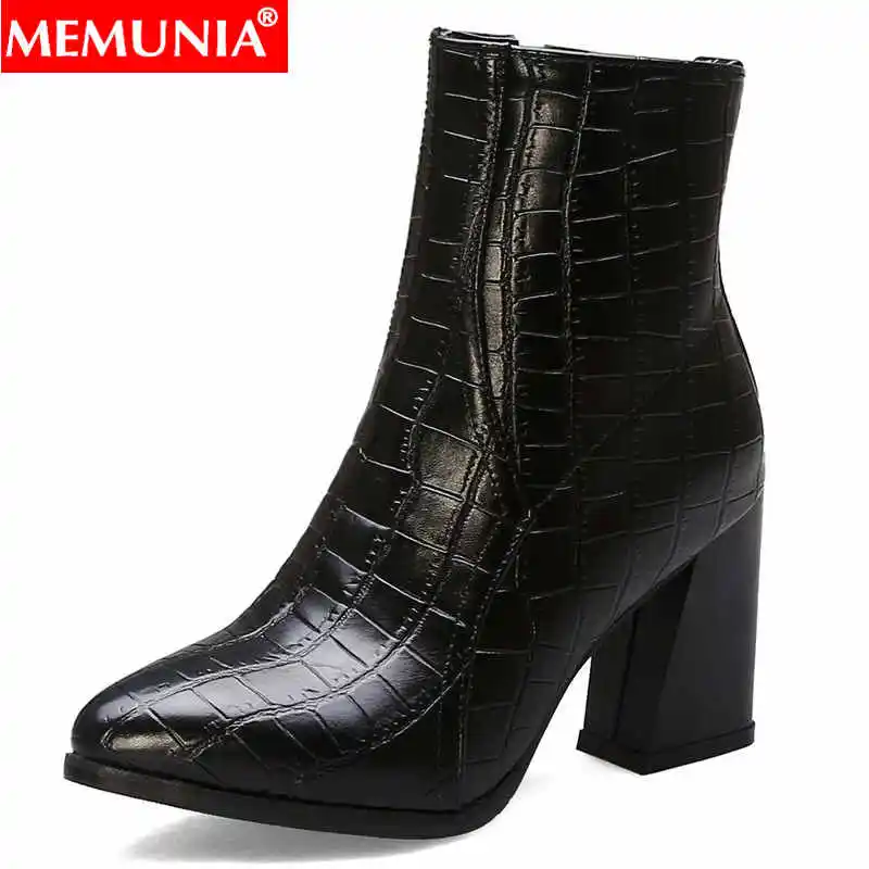 Женские ботинки с острым носком на высоком каблуке|Женские полусапожки| |