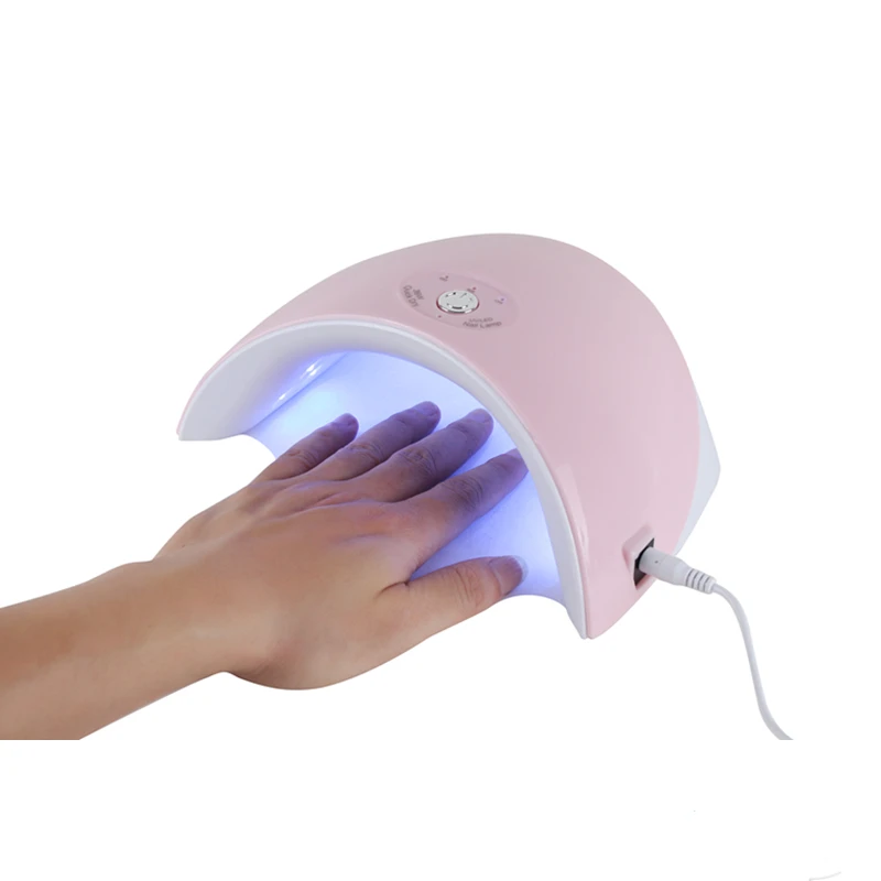УФ светодиодный Сушилка для ногтей лампа сушки гель лака с таймером ЖК дисплей