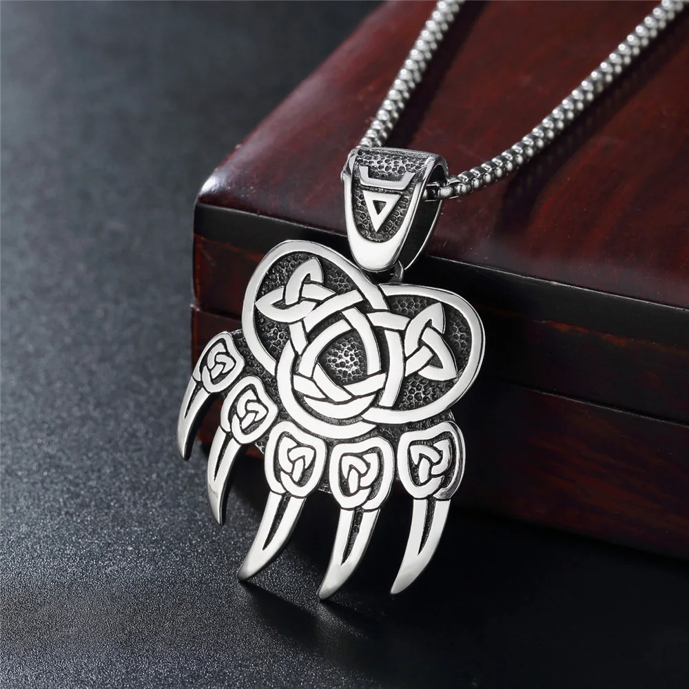 Винтажная полая дизайнерская подвеска викингов Vegvisir ожерелье компас в