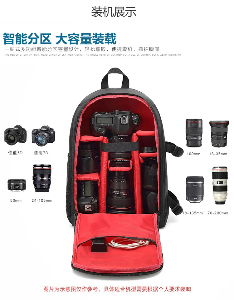 camera backpack popular photography bag mens and womens waterproof shoulder camera backpack outdoor slr digital shoulder bag free global shipping