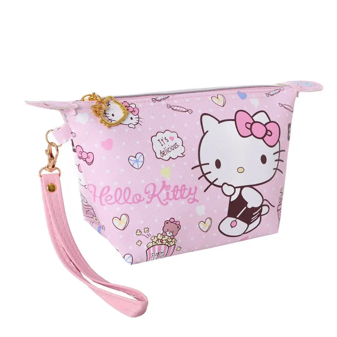 Sanrio клатч Hello Kitty из искусственной кожи на молнии Мелодия мальчик косметичка для