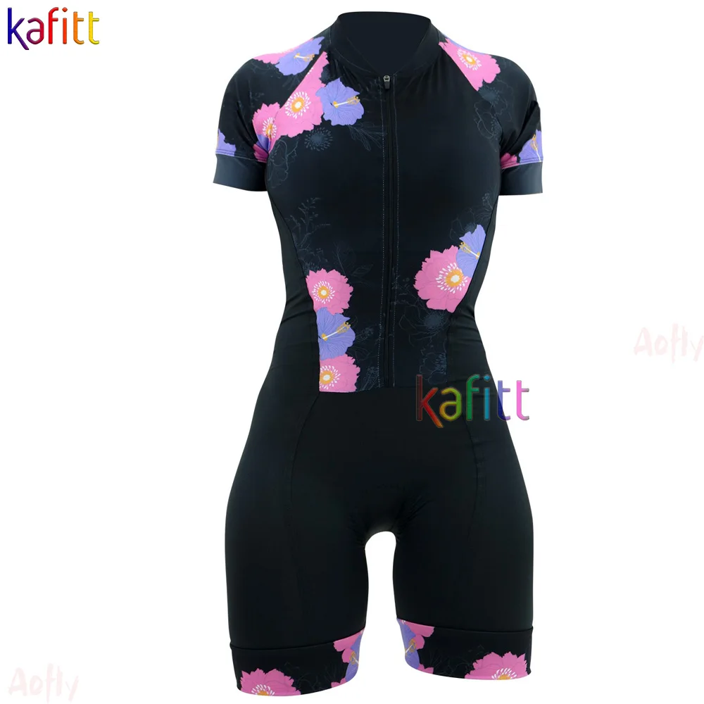 Женская одежда для триатлона с коротким рукавом | Спорт и развлечения