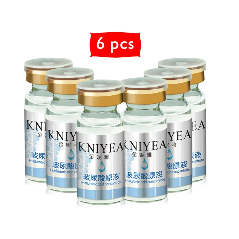 

6pcs Hyaluronic Acid Face Serum Liquid Moisturizing Acne Treatment Essence Lifting Firming Anti-acne Rejuvenation Ampoules