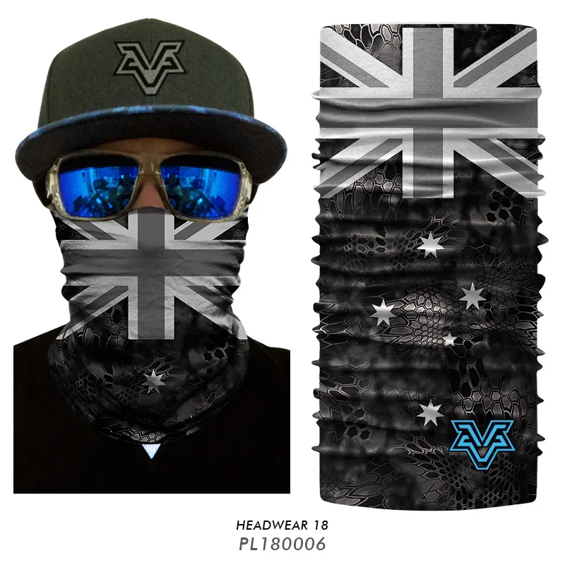 3D флаг дизайнерская маска маски противотуманные баннеры узор поход Бег Спорт на