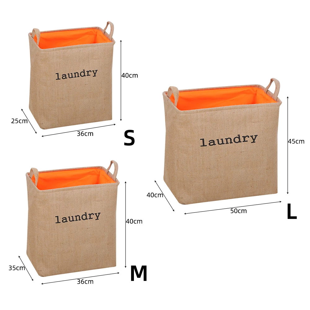 Dual Fabric EVA Dirty Clothes Laundry Basket Foldable Hamper With Handles Square Storage Bin Bucket For Home Toys 1pcs | Дом и сад