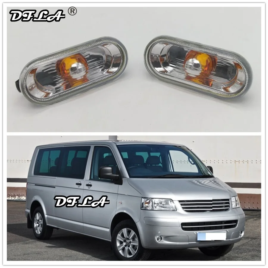 2 шт. для VW Transporter T5 Multivan 2003 2004 2005 2006 2007 2008 2009 автостайлинг боковой маркер сигнал