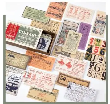 60 шт./упак. Ретро Matchbox Скрапбукинг стикер s Bullet Journal Label милый стикер этикетка канцелярские принадлежности липкая бумага школьные принадлежности - Цвет: shuzi