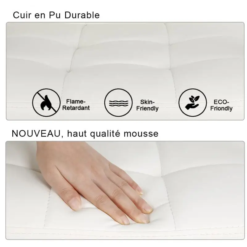 Стул барный из искусственной кожи 2 шт./компл. 6-подушка обтянутая сетью дюймов |