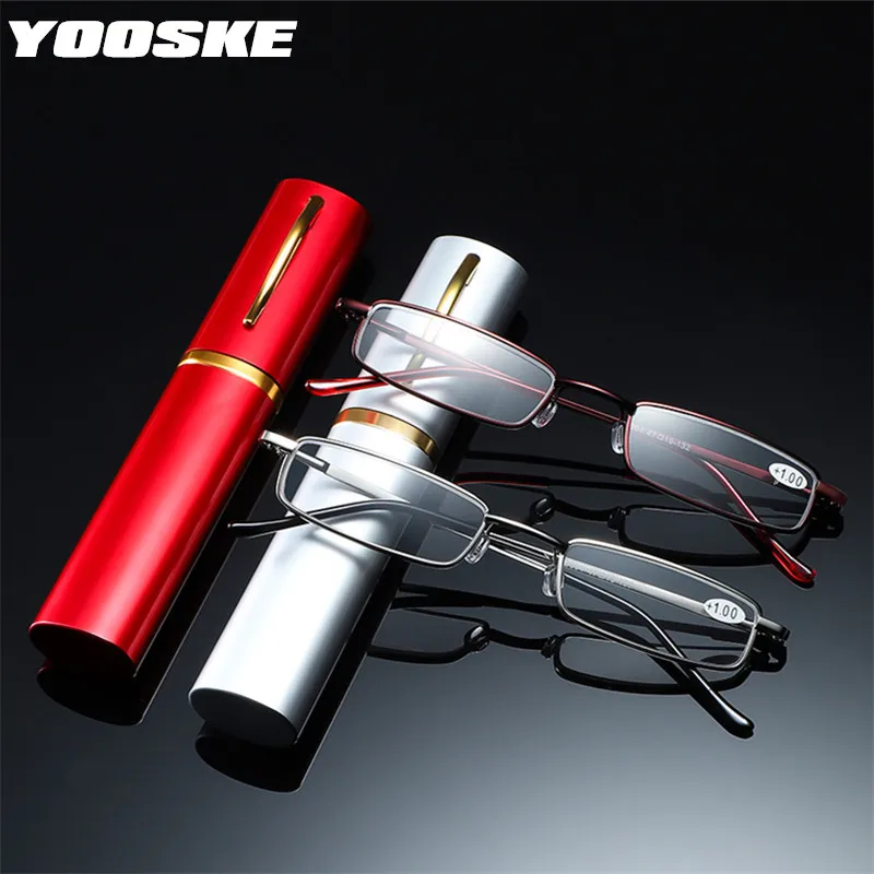 YOOSKE + 1 5 2 0 очки для чтения женские и мужские ультралегкие портативные мини