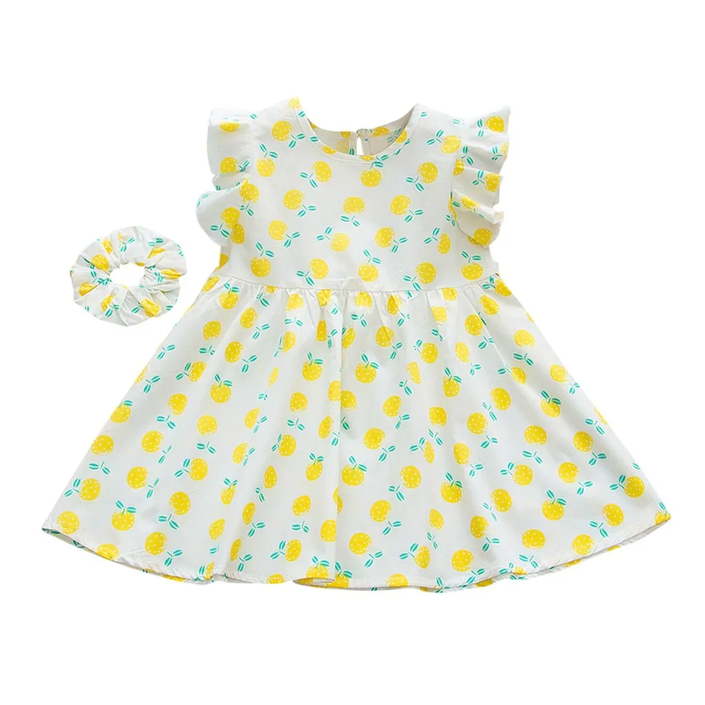 Лидер продаж 2020 новое летнее платье милая одежда для маленьких девочек на день