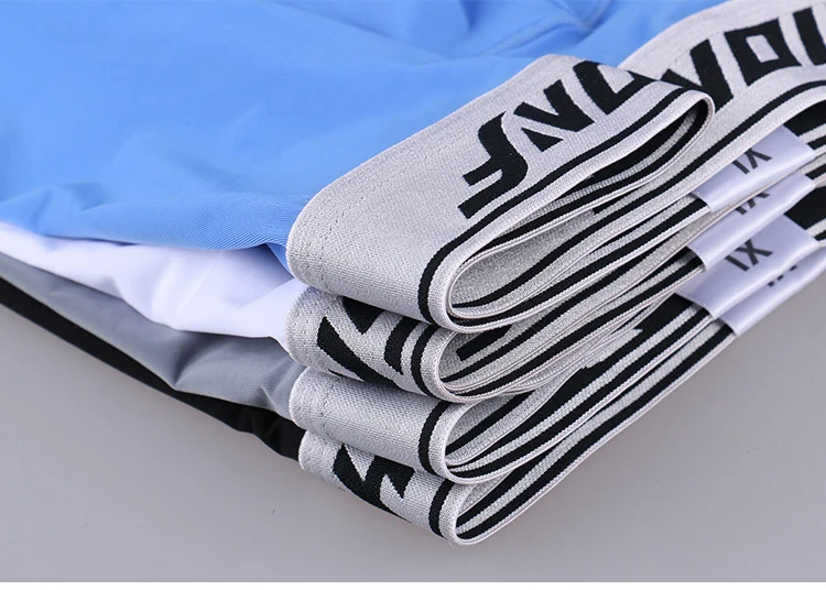 Shionf 7XL шелк льда антифрикционные ноги 4 шт. длинное нижнее белье Фитнес удобные мужские трусы тонкие стрейч боксеры мужские трусики