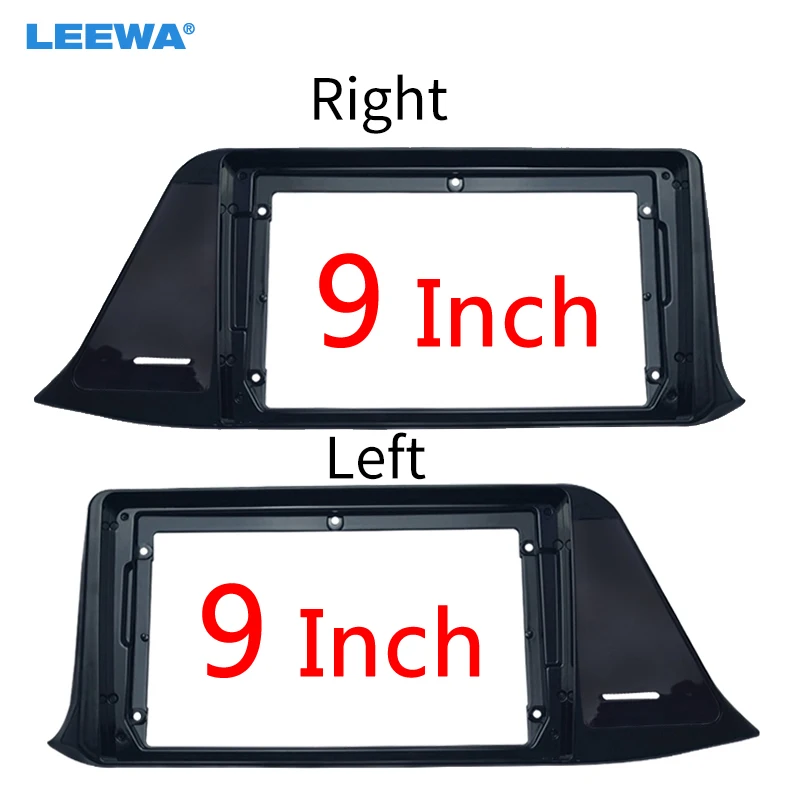 LEEWA Car Stereo Facia Panel Frame Adaptor For Toyota C-HR (LHD/RHD) 2Din Radio Audio 9