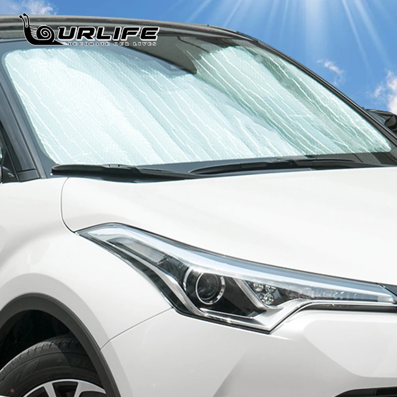 Автомобильный Алюминиевый козырек на лобовое стекло для Toyota CHR XA10 2018 2019 2020 2021 2022 |