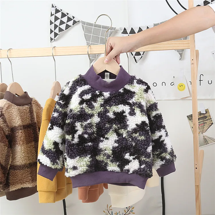 Милый детский топ с рисунком медведя для маленьких мальчиков и девочек блузка