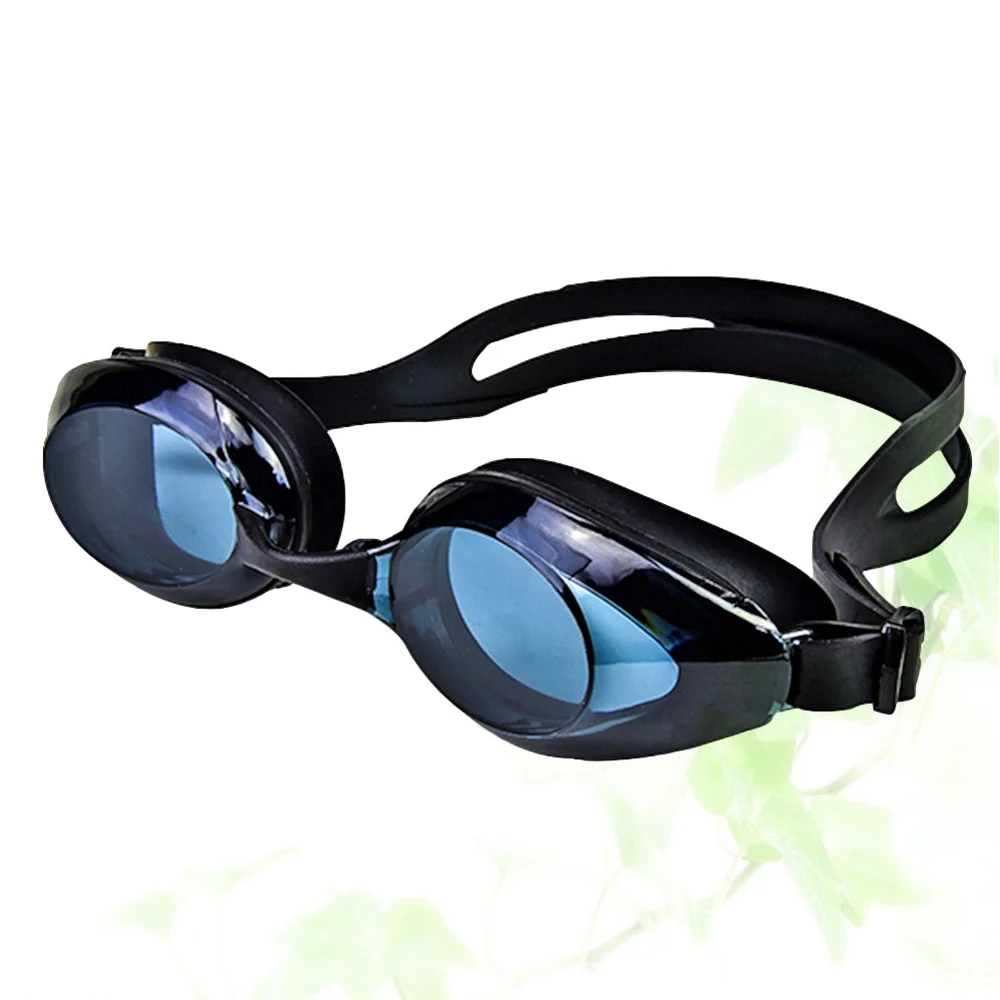 

Waterproof Swim Goggles Swimming Glasses Adult Swimwear Anti-fog Swimming Equipment (Black)