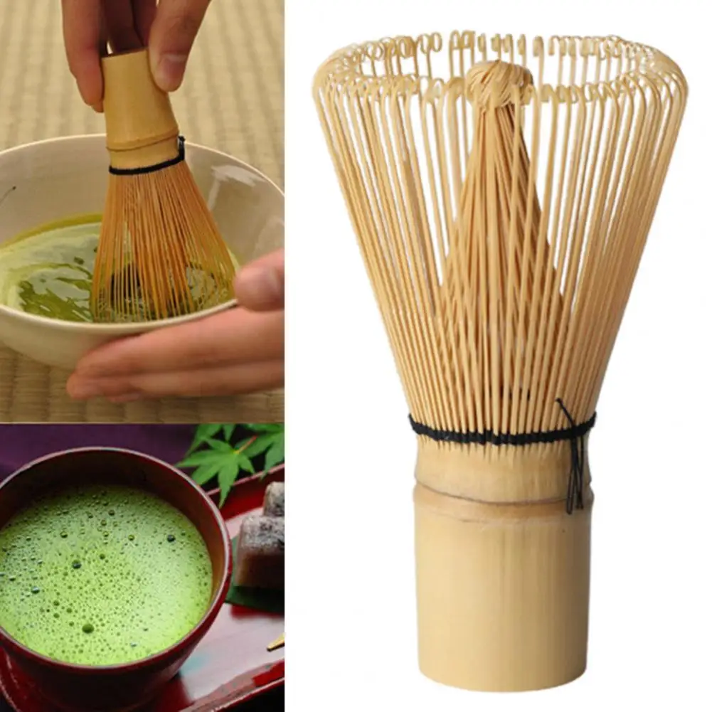 

Tea Powder Whisk Easy to Clean Quick Mixing Japanese Style Bamboo Matcha Green Tea Whisk for Home