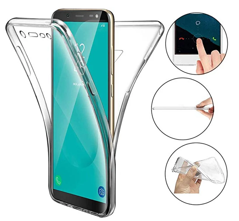 360 двойной силиконовый, мягкий, телефонный чехол для samsung Galaxy S3 S4 S5 S6 край S7 S8 плюс S9 S10E Note3 4 для девочек от 5 до 8 лет 9 G530 G360 для Note10 pro