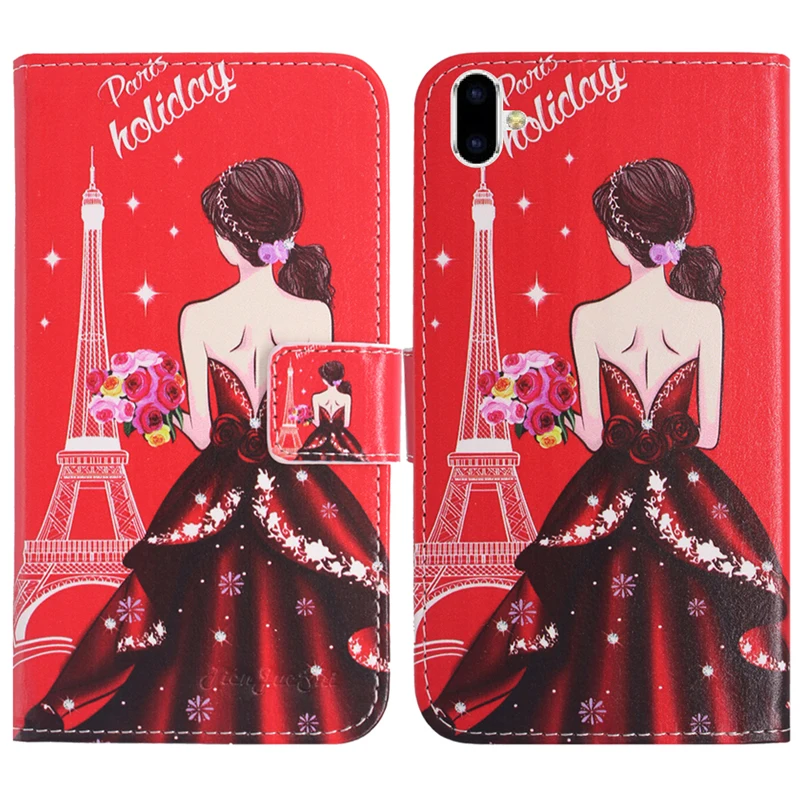 TienJueShi модный красивый защитный кожаный чехол-книжка для телефона Ulefone T3 Pro