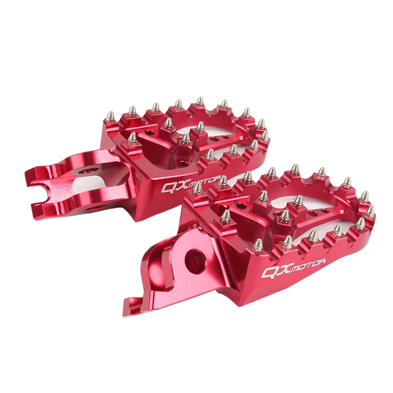QXMOTOR логотип CNC Заготовка MX подставки педали подножки для Honda crf450r crf250r crf250x crf 250