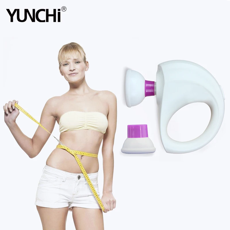 Электрический массажный пистолет для похудения 2 съемные силиконовые массажные