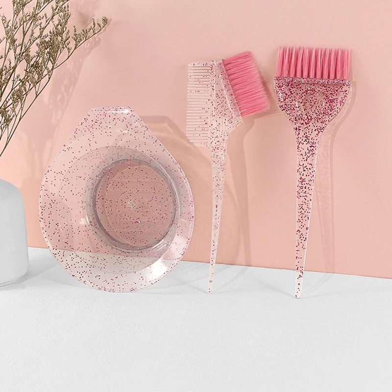 

High Quality Pro Salon Hairdressing Tinting Comb For Barber Soft Fibre Glitter Tint Dye Hair Brush Styling Tools