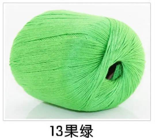 13 5 шт.* 50 г пряжа для вязания linha de croche шелковая нить для наращивания вязания игл вязание хлопок ручная работа белье t50 - Цвет: 13