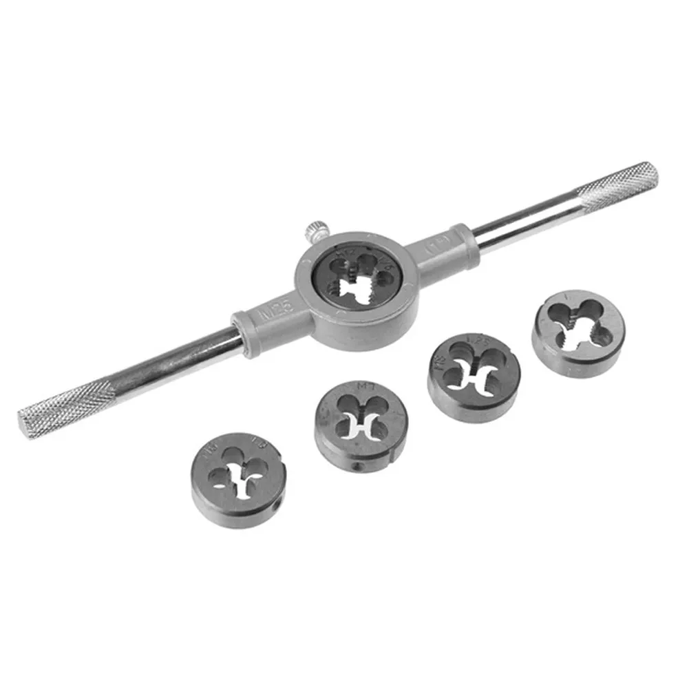 

40pcs Taps And Dies Set Metric Taps M3-M12 Screw Thread Wrench DIY Kit Threading Hand Tools Carbon Steel Screw Threads