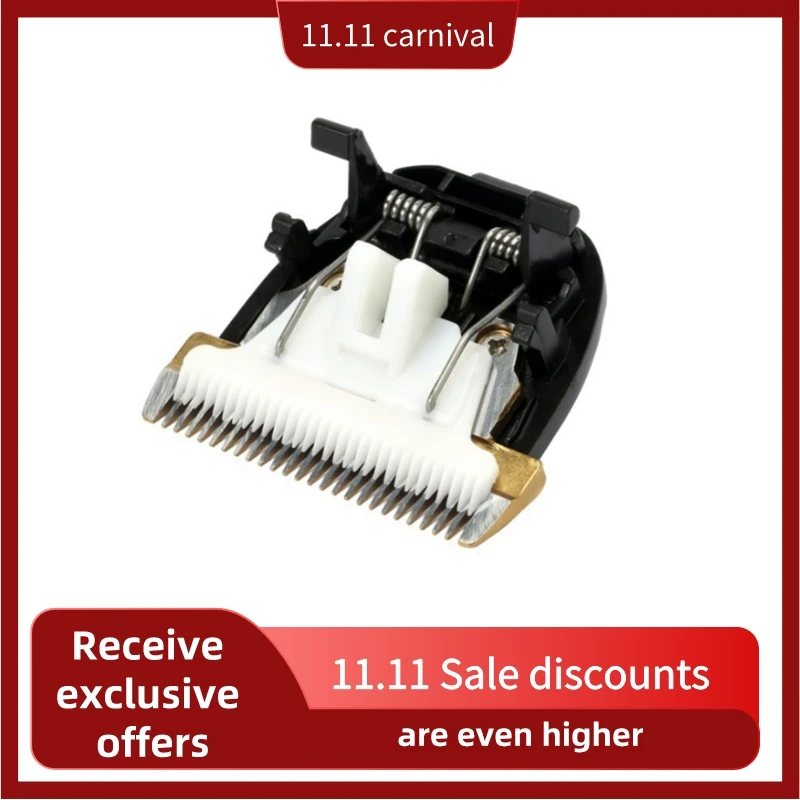 

Hot Professional Pet Scissors Electric Hair Clipper Trimmer Dogs Cutting Machine Ceramic Titanium Knife for RFCD-9100 9600