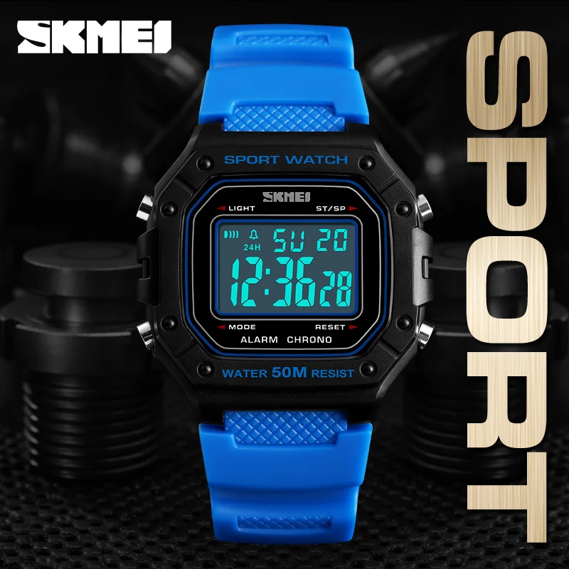 Fashion Wristwatches Men's Watches Outdoor Sports Watch Boy Chrono Alarm Clock Waterproof Digital Military Relogio Masculino New