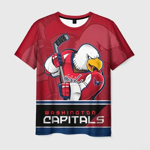 Мужская футболка 3D Washington Capitals|Мужские футболки| |