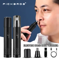 electric nose hair trimmer usb rechargeable nose cleaning hair remover nose hair scissors for men women mini waterproof razor
