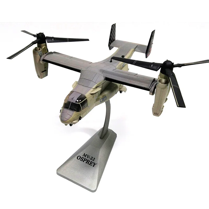 

1:72 US Military MV-22 Osprey Transport Aircraft Model Simulation Alloy V-22 Rotary Wing Helicopter American Fighter Ornaments