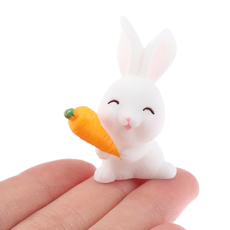 1 шт. милые полимерные растения кролик милый микро ландшафт искусственное