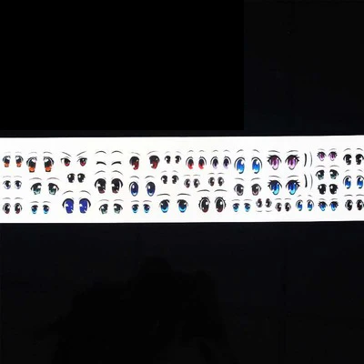 Глаз кристальная наклейка Свет глиняная кукла модель аксессуары для глаз