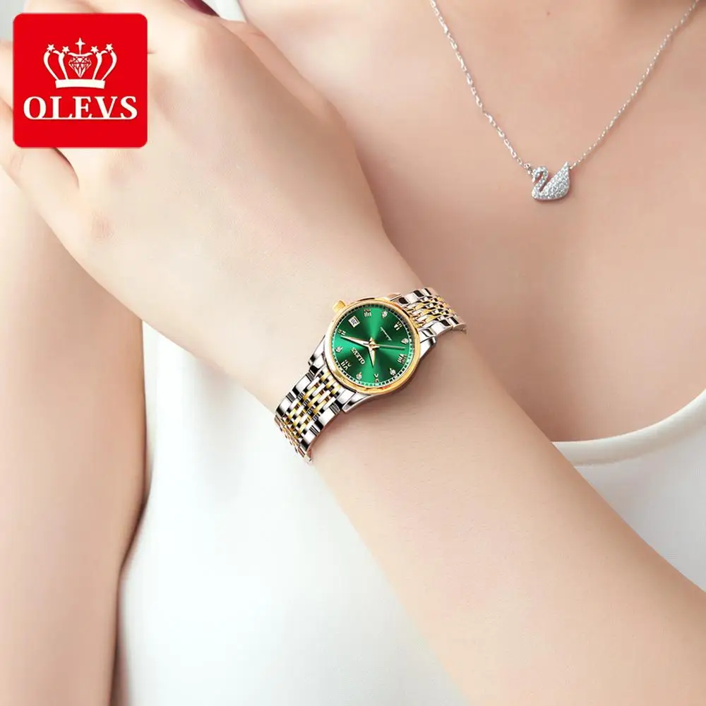 Enlarge Designer Watch Women Luxury Brand Automatic Mechanical Watch Waterproof Classic Steel Strap Mechanical Watch Gift For Women