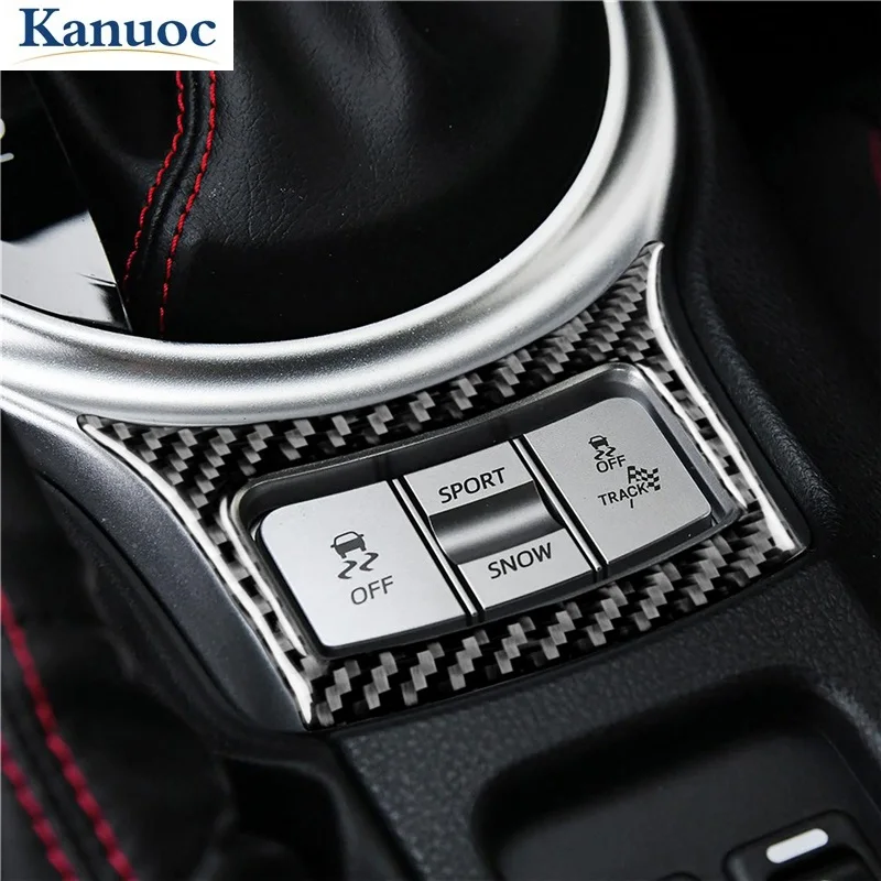 

Автомобильная наклейка на панель переключения передач, декоративная наклейка из углеродного волокна, стильные аксессуары для Subaru BRZ, Toyota 86 ...