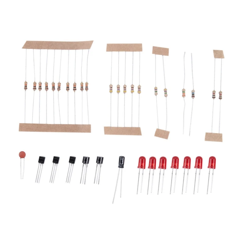 Электронные кости NE555 CD4017 DIY Kit 5 мм красные светодиоды 4 5V ICSK057A электронные Fun