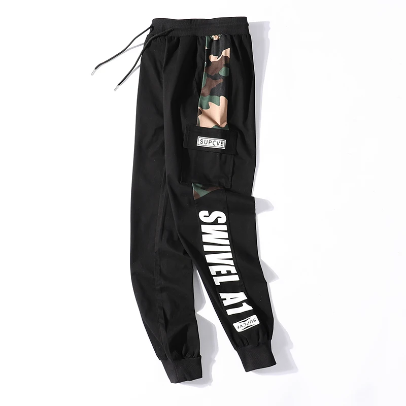 Мужские свободные брюки-карго для бега с несколькими карманами | Спорт и