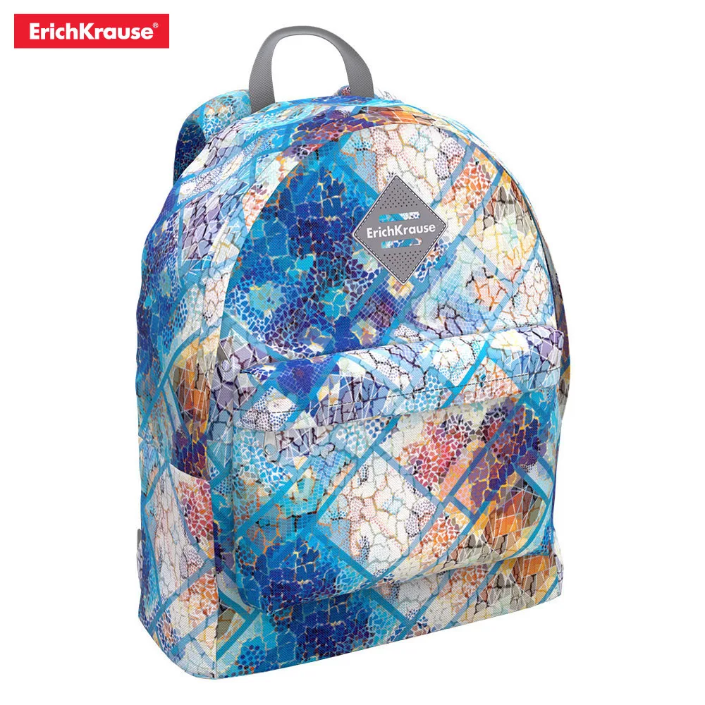 Рюкзак ErichKrause EasyLine 17L девочек/мальчиков Pink Purple Python Native Sky Succulents Love Tartan Tropics