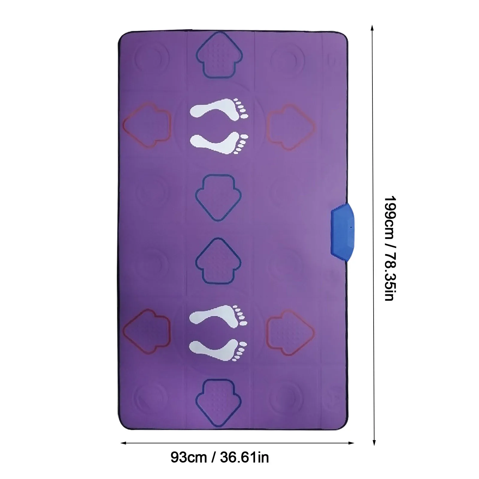 

Double user Dance Mats Non-Slip Dance Step Pads Sense Game English for PC TV Double Thickened Dancing Mat Somatosensory Game Mat