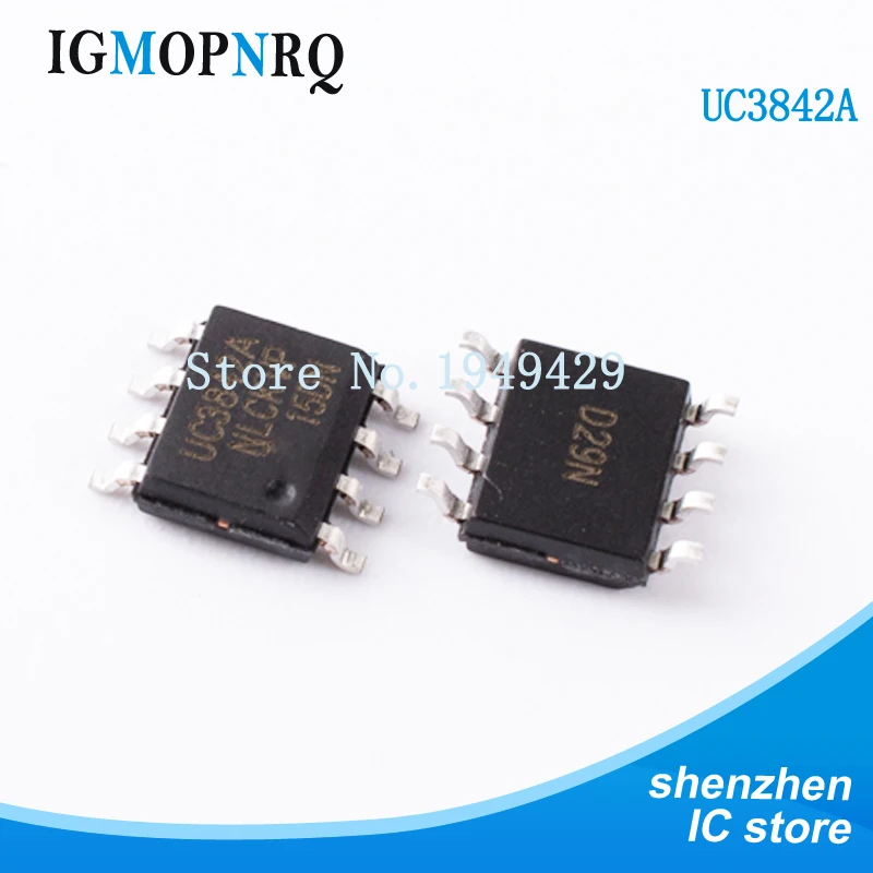 Новинка 10 шт./лот UC3842 UC3842A UC3842B 3842 SMD Chip SOP 8 оптовая продажа электронных