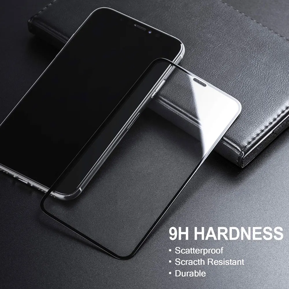9H 3D полное покрытие на закаленное стекло для iPhone XR X XS Max 7 Plus 8 6 6S 11 Pro защитное стекло защитная пленка для экрана verre tremp
