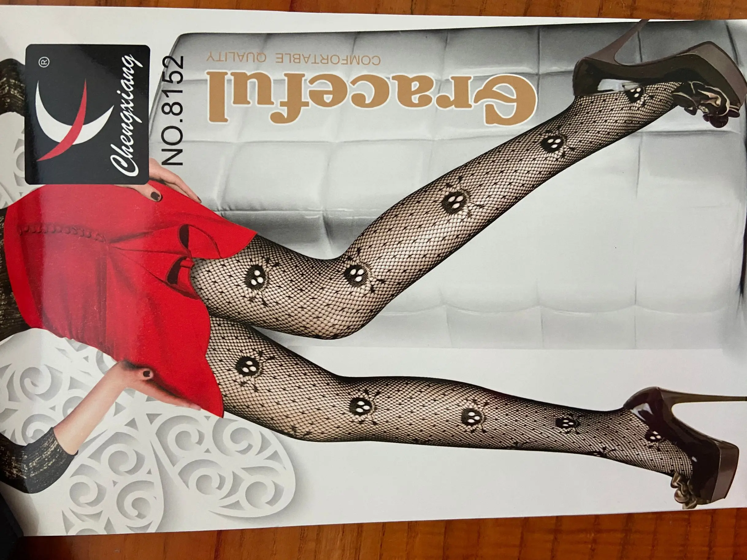 Черные Готические сетчатые чулки в стиле &quotЛолита&quot классные для девушек панк