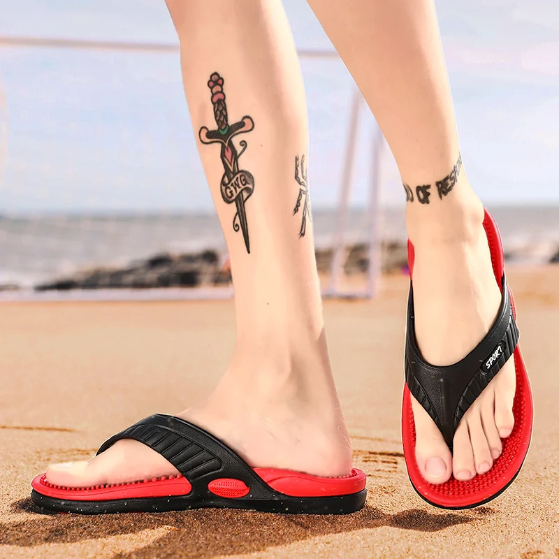 

2021 Summer New Fashion Casual Men's Slippers Beach Sandals Comfortable Shoes Hot Sale Size 40-45