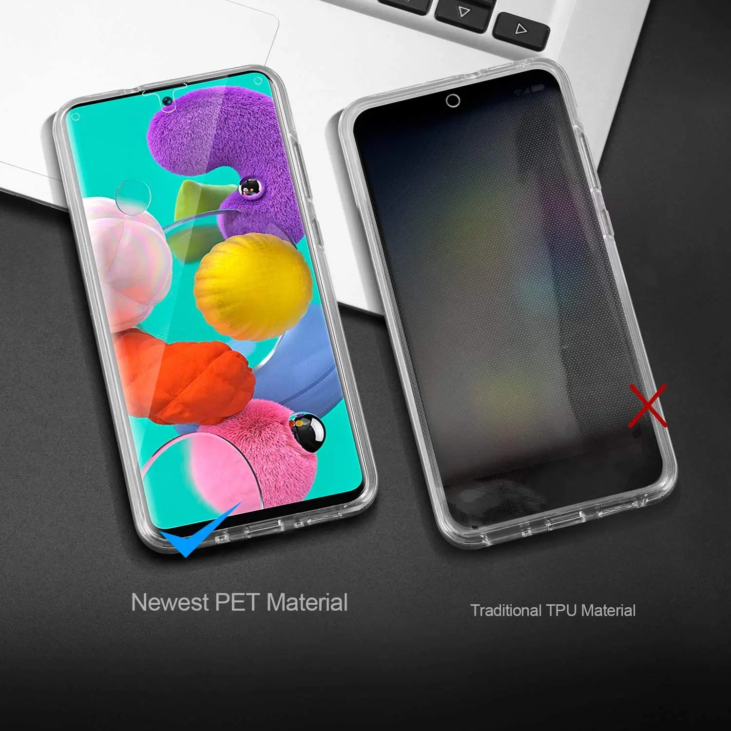 360 всего тела PET + накладка на заднюю панель из поликарбоната для Samsung Galaxy S8 S9 плюс