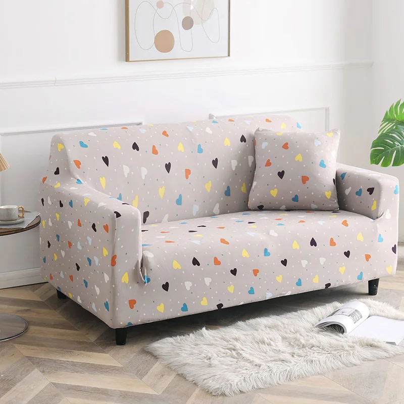 

North Love Prints Elastic Sofa Cover All-inclusive Protect Sofa Stretch Couch Covers Armchair Cover Sofa Covers for Living Room