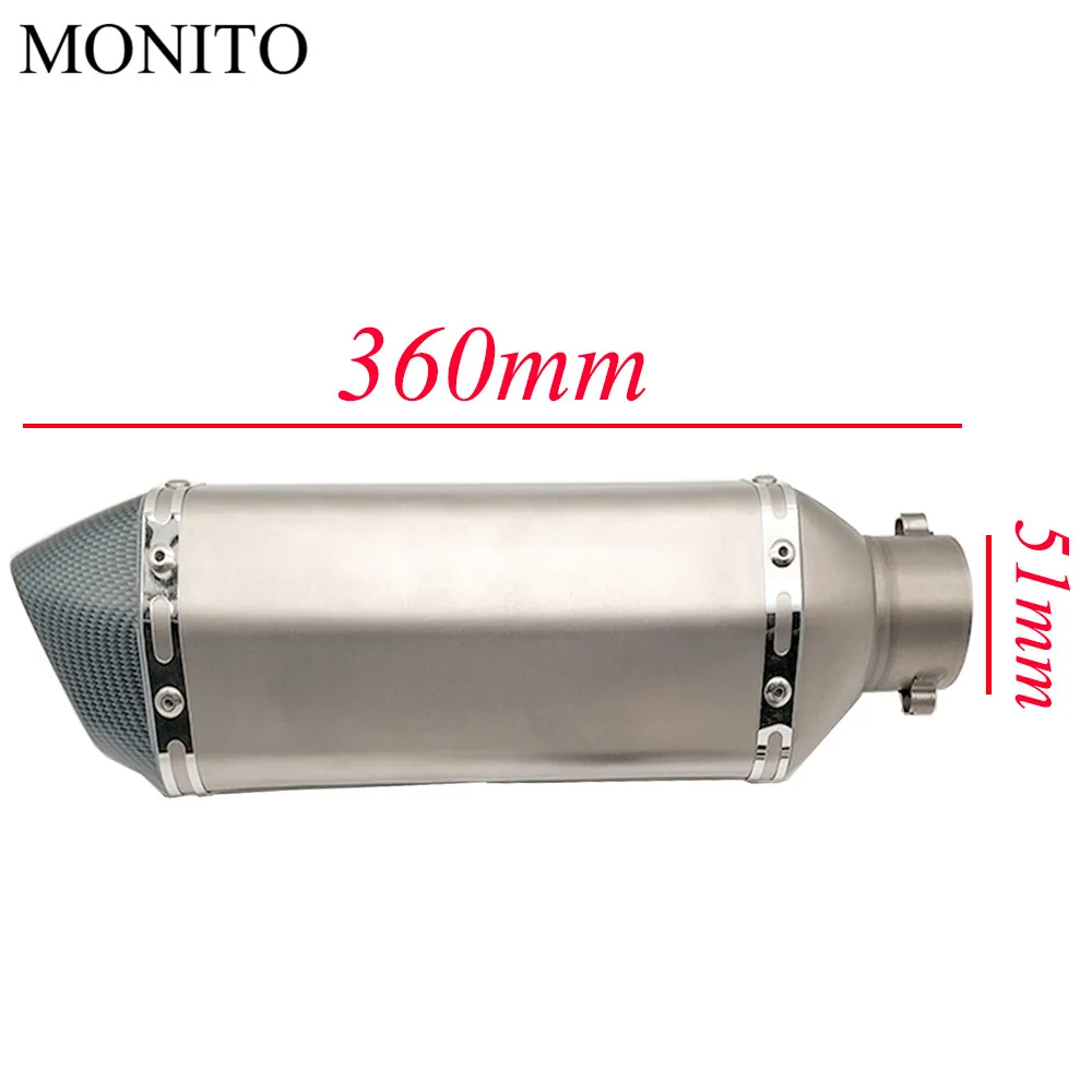 Выхлопной глушитель для мотоцикла из углеродного волокна YAMAHA tdm 850 mt125 mt03 mt01 mt 125 03