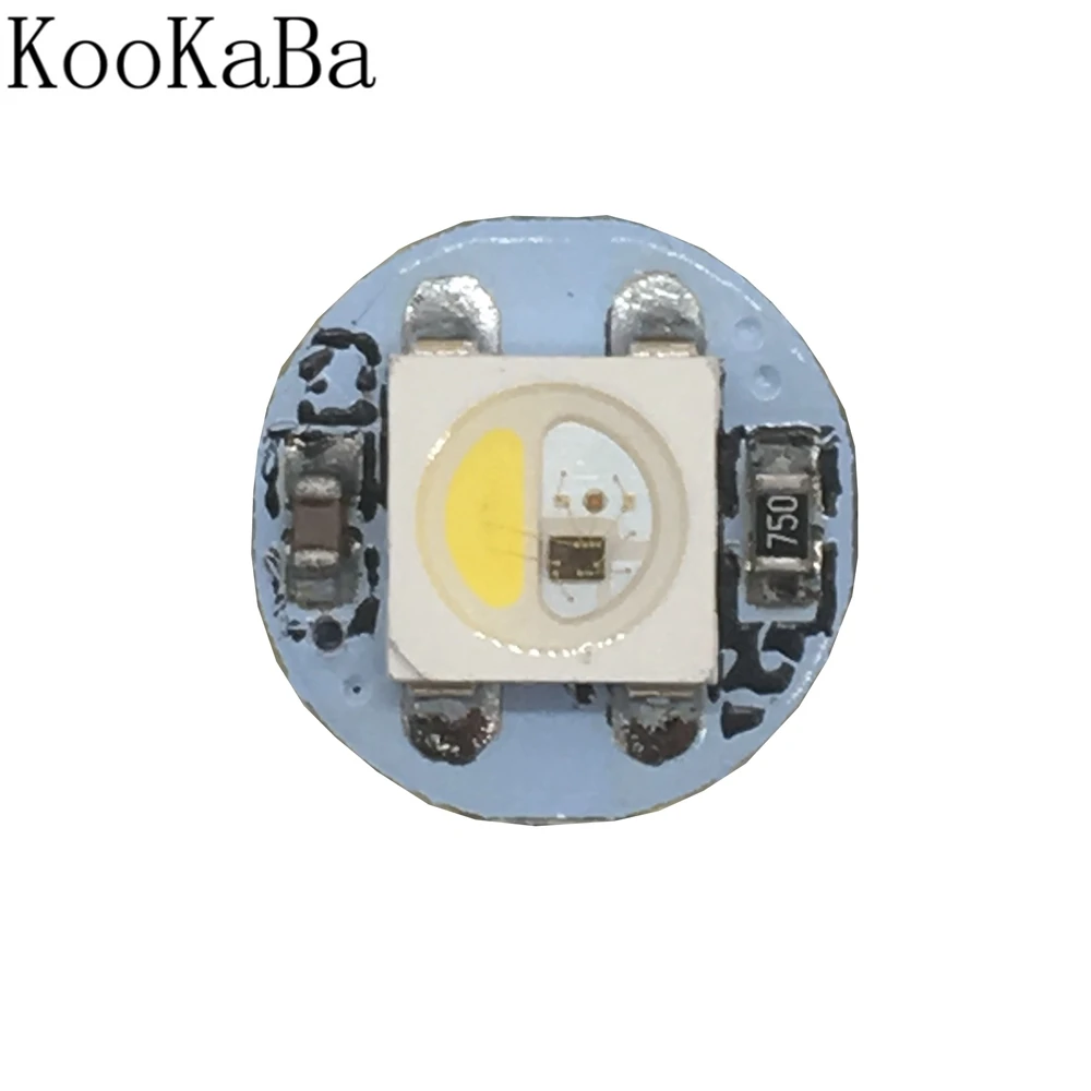 10 ~ 500 шт. 4-контактный WS2812B WS2812 светодиодный чип и плата радиатора DC5V 5050 RGB WS2811 IC