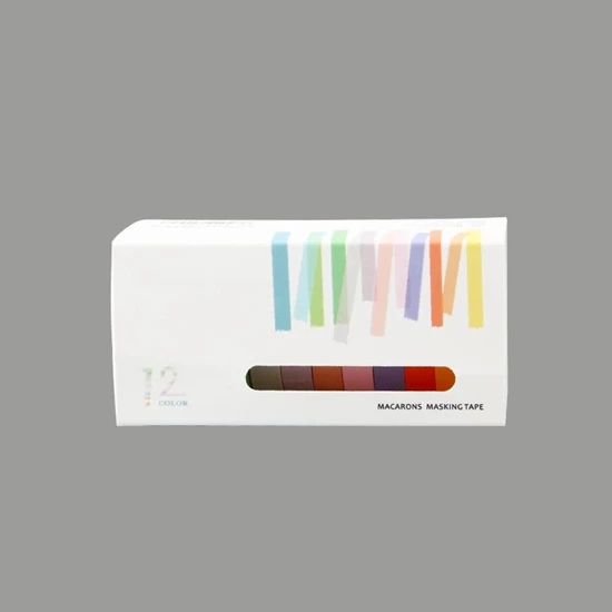 Candy colors small Бумага Macaron маскирующий набор декоративного скотча Васи японские канцелярские принадлежности DIY Ремесло Декор лента для скрапбукинга дневник альбом журнал наклейки - Цвет: Candy colors small